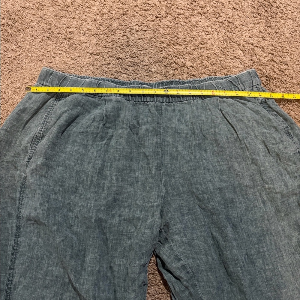 Eileen Fisher Nile Organic Linen Lantern Legged Pants w/ Pockets 1X - Picture 7 of 9